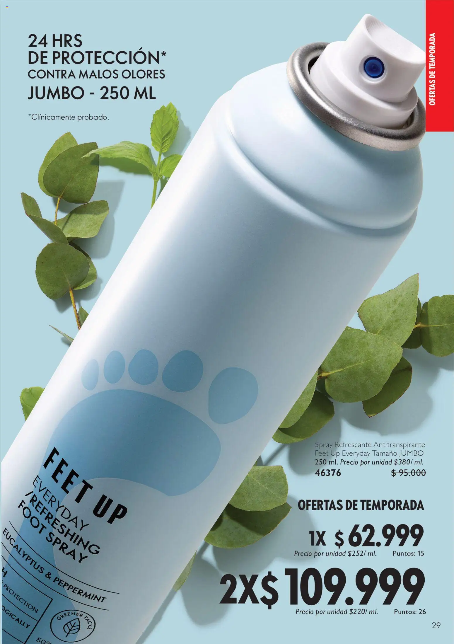 Oriflame revista - valida desde el 01/08/2026 | Página: 29 | Productos: Antitranspirante