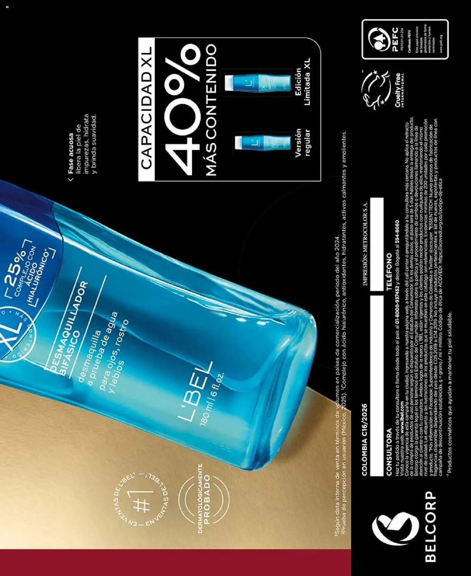 L'Bel revista - valida desde el 30/10/2026 | Página: 81 | Productos: Agua, Teléfono, Sobre