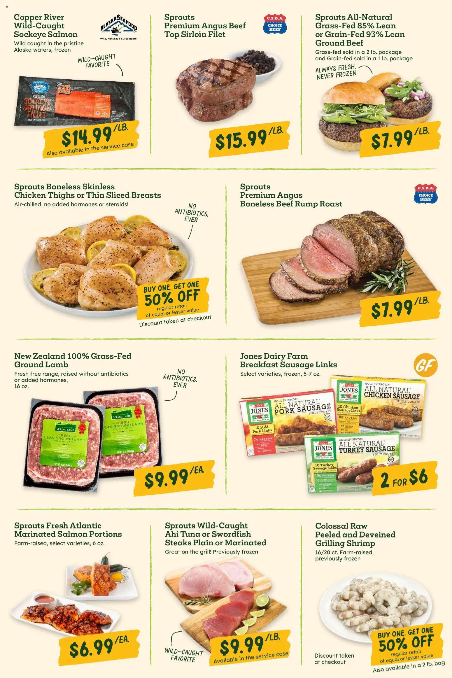 Sprouts Weekly Ad - valid from 27.05.2026 | Page: 3 | Products: Pork, Beef, Bag, Grill