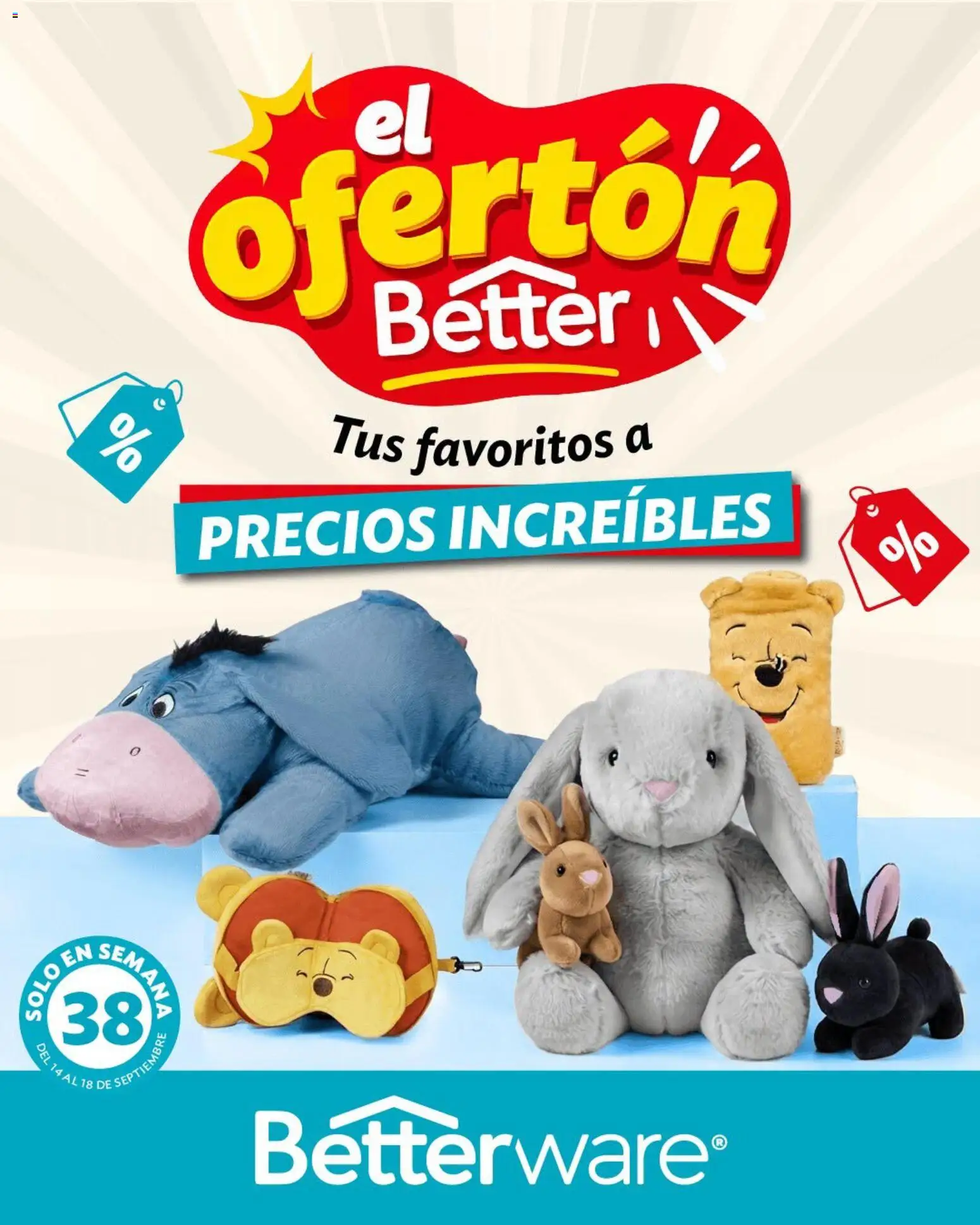 Nuevas ofertas de Betterware válidas en toda la República Mexicana desde el 14/09/2026. ¡Encuentra las mejores ofertas en Betterware catálogo El Ofertón! | Página: 1