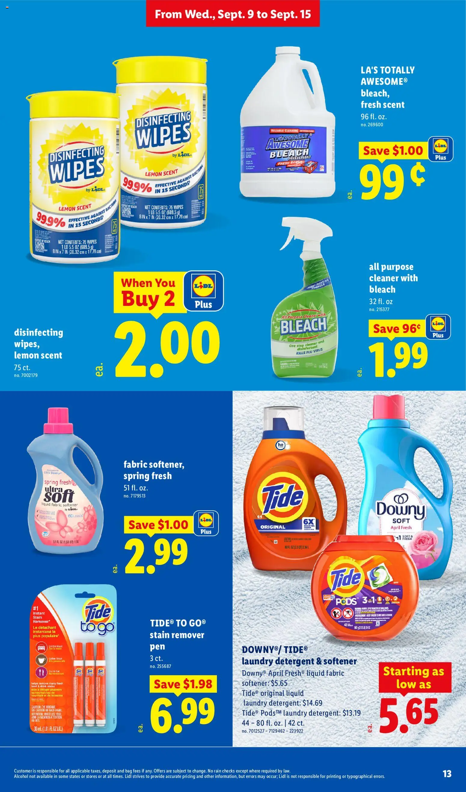 Lidl Weekly Ad - valid from 09/09/2026 | Page: 13