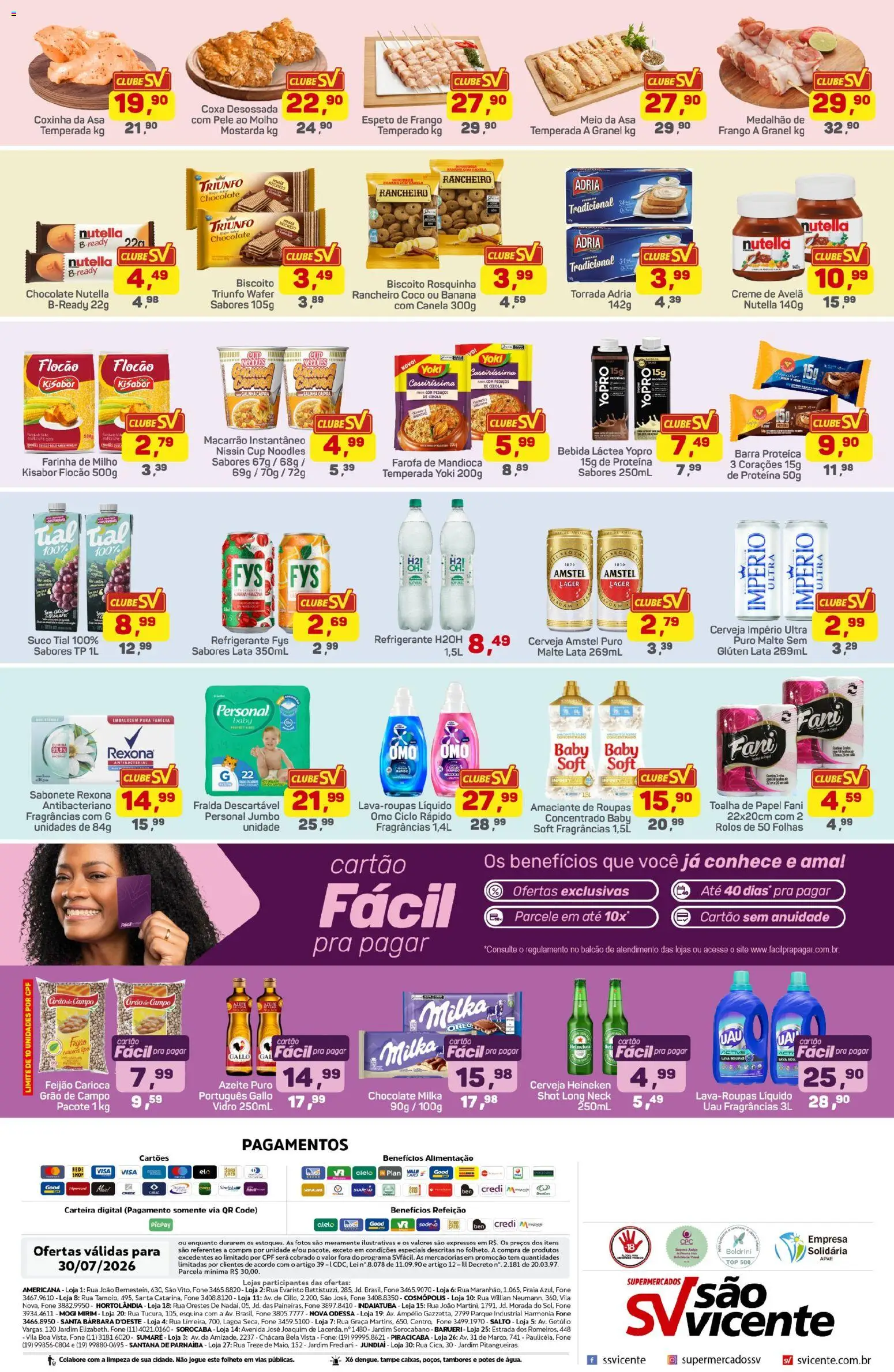 Supermercados São Vicente Folheto - válido de 30/07/2026 | Página: 2