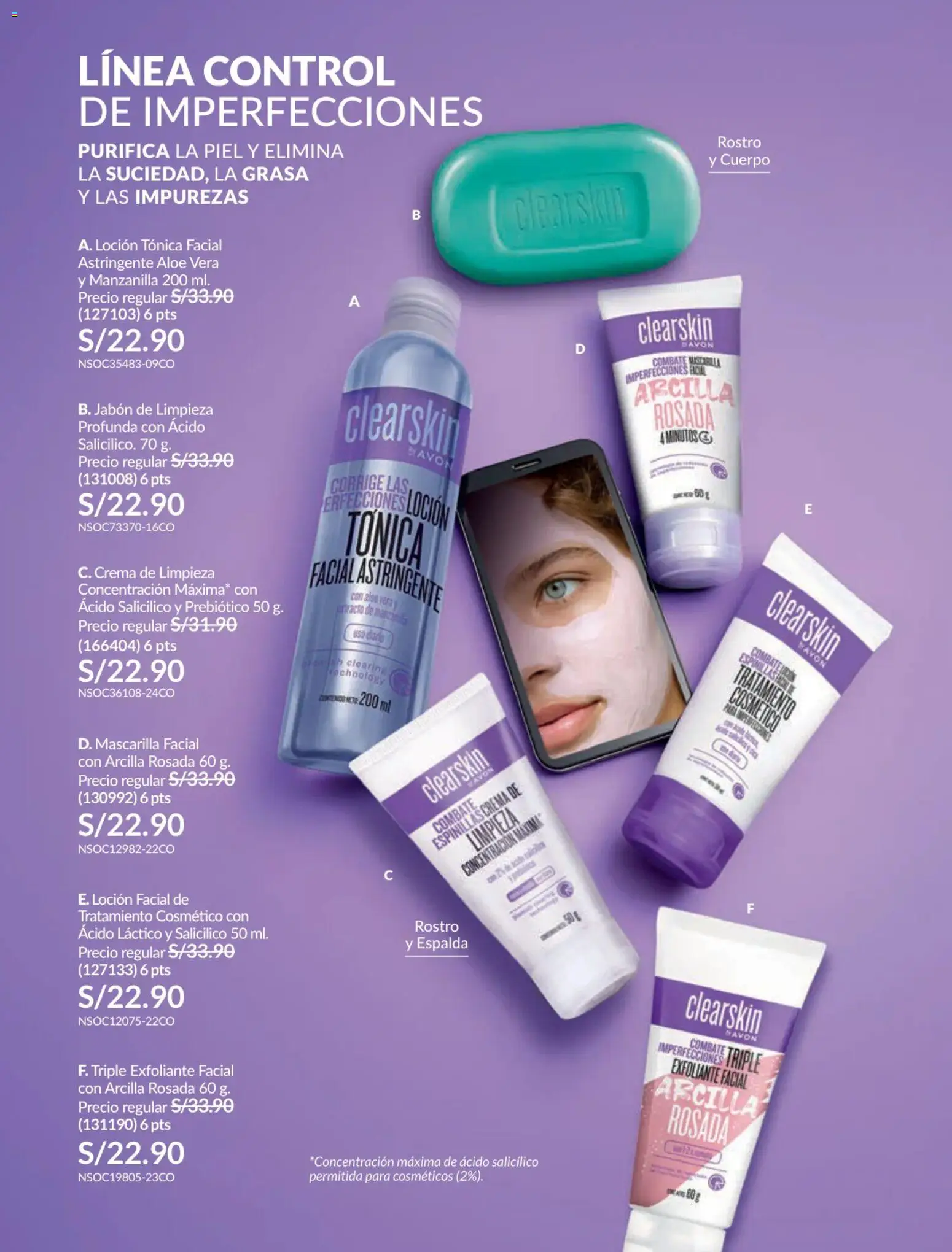 Catálogo Avon válido desde 17.06.2026 | Página: 126 | Productos: Exfoliante, Jabón, Crema