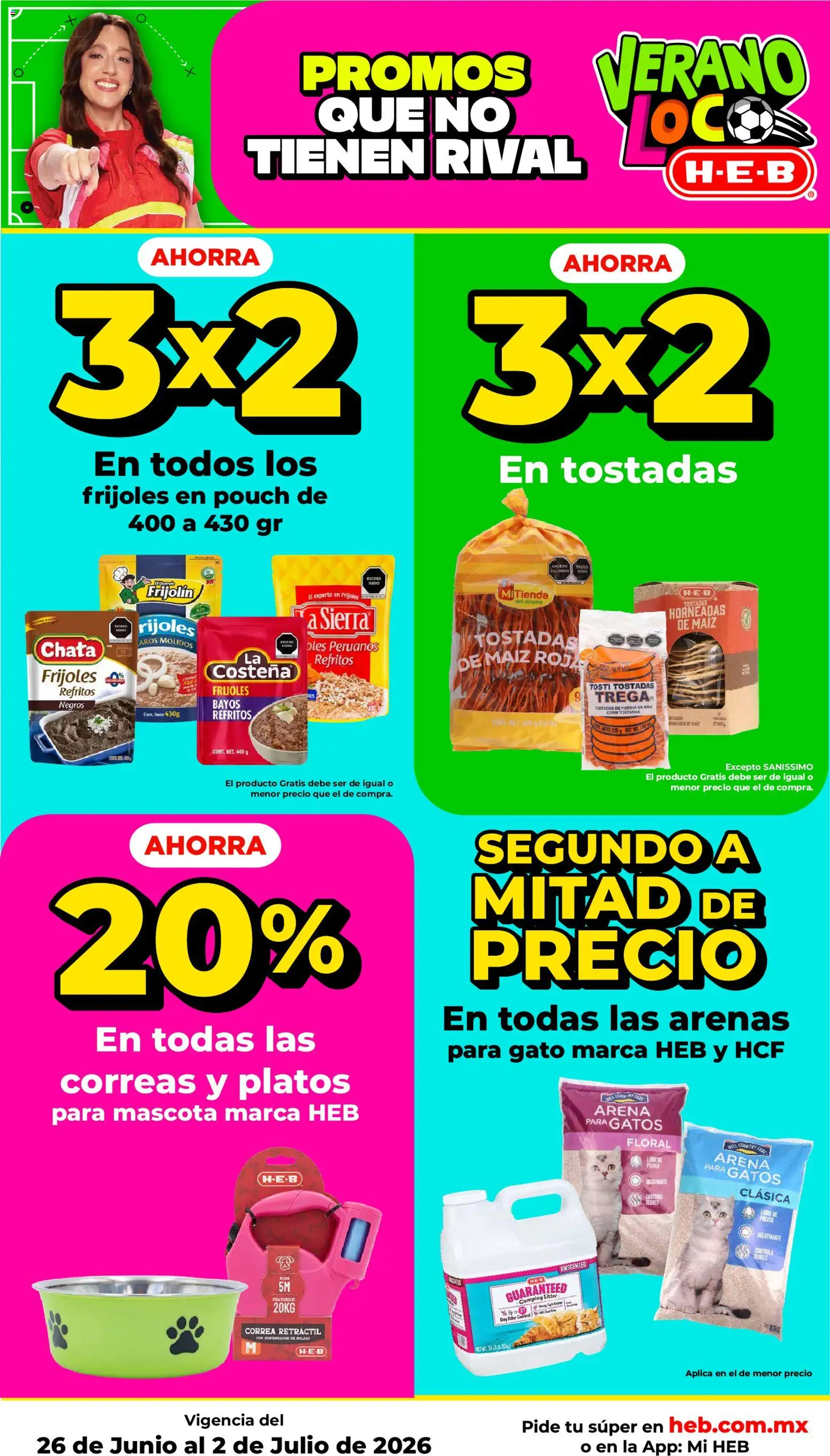 Nuevas ofertas de H-E-B válidas en toda la República Mexicana desde el 26/06/2026. ¡Encuentra las mejores ofertas en H-E-B folleto! | Página: 8