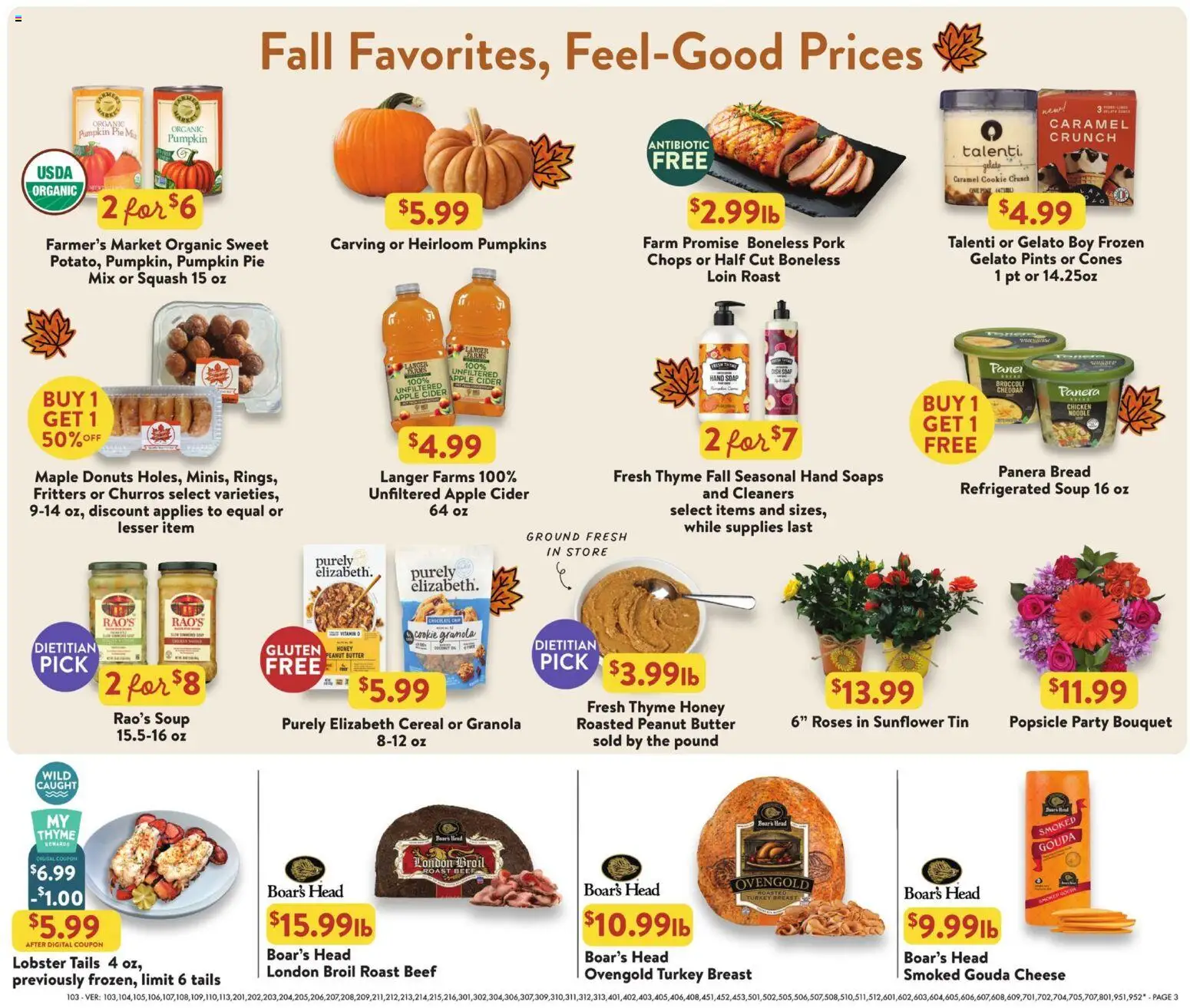 Fresh Thyme Weekly Ad - valid from 09/09/2026 | Page: 6 | Products: Gouda cheese, Butter, Pork, Beef