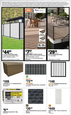 Preview of Home Depot weekly flyer / circulaire from shop Home Depot valid from Jul 9, 2026 | Page: 7 | Products: Whiskey