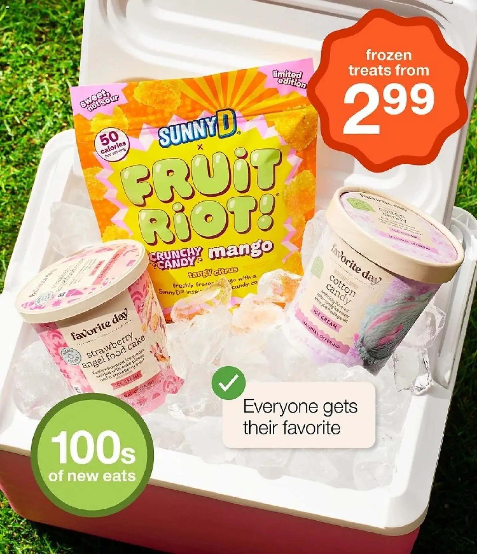 Target Weekly Ad - valid from 24.05.2026 | Page: 3 | Products: Cream, Ice cream, Mango, Angel Food Cake