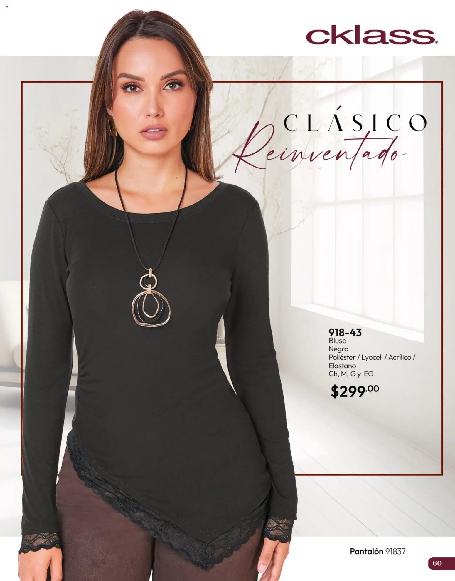 Nuevas ofertas de Cklass válidas en toda la República Mexicana desde el 11/09/2026. ¡Encuentra las mejores ofertas en Cklass catálogo Invierno! | Página: 61 | Productos: Blusa