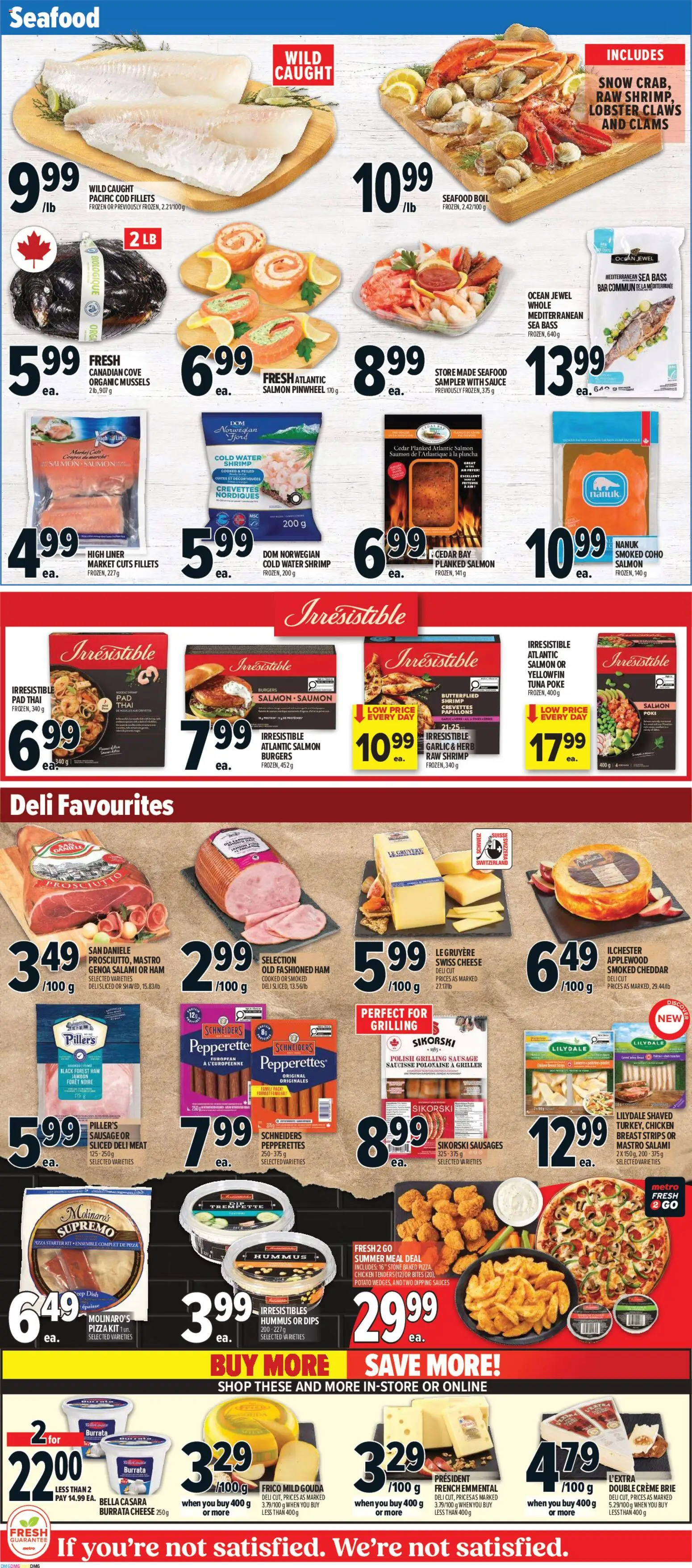 Metro flyer valid from Jul 16, 2026 | Page: 8 | Products: Salami, Ham, Pizza, Chicken