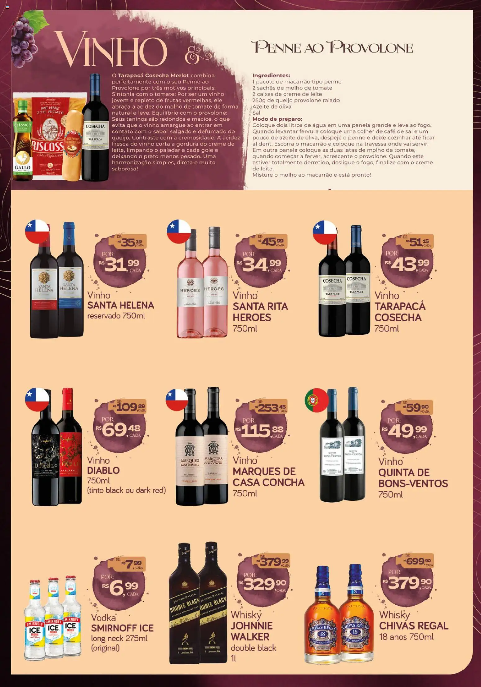 Cometa Supermercados Folheto - válido de 02/10/2026 | Página: 2 | Produtos: Travessa, Café, Provolone, Macarrão