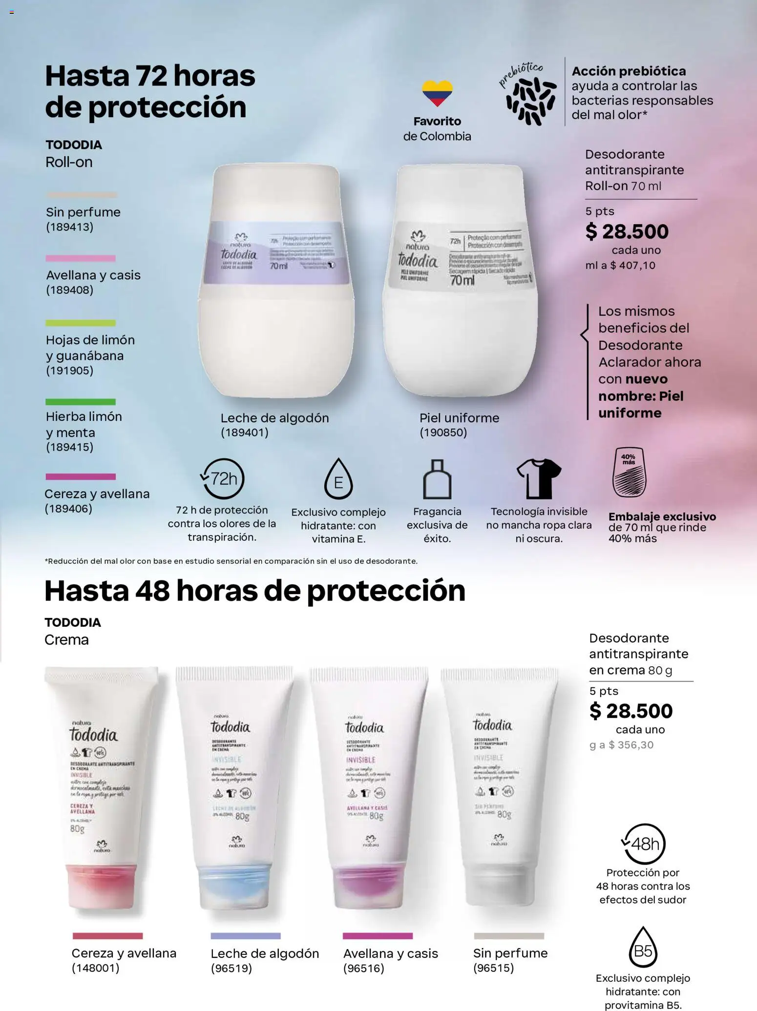 Natura revista - valida desde el 11.06.2026 | Página: 124 | Productos: Guanábana, Limón, Fragancia, Antitranspirante