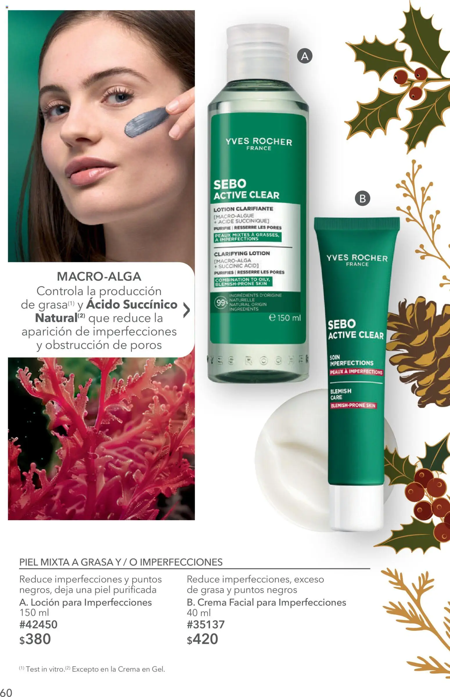 Nuevas ofertas de Yves Rocher válidas en toda la República Mexicana desde el 27/10/2026. ¡Encuentra las mejores ofertas en Yves Rocher campaña 15 2026! | Página: 60
