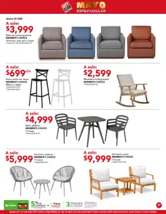 Vista previa de City Club catálogo, nuevo folleto de la tienda, válido en México a partir del 01.05.2026 | Página: 37 | Productos: Sillón, Banco