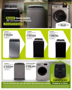 Olímpica - Especial Lavadoras -  Vista previa de la revista de la tienda Olímpica valido desde el 15/06/2026 | Página: 3 | Productos: Lavadora, Secadora, Freidora