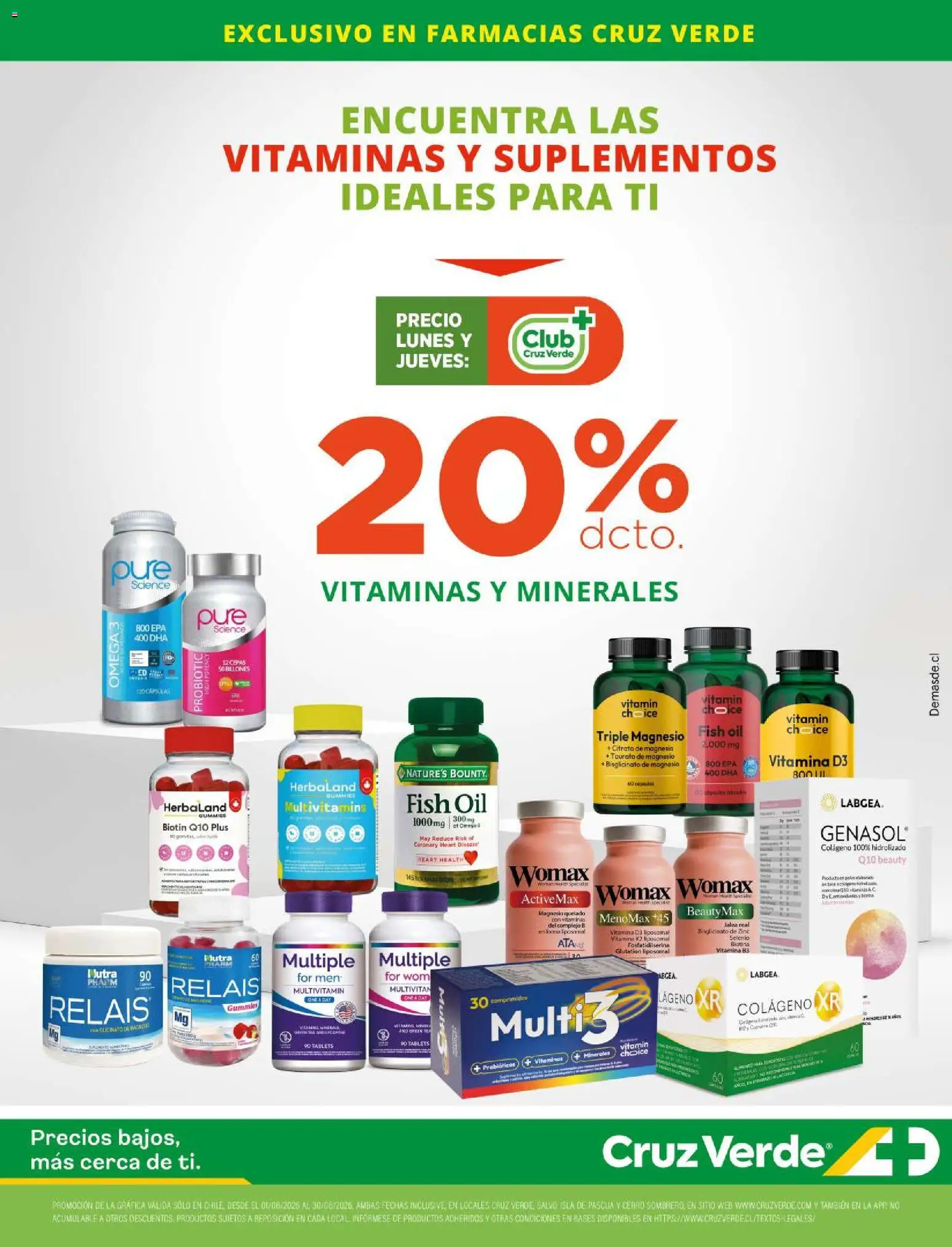Cruz Verde Descuentos │ válido desde el 01.06.2026 | Página: 32 | Productos: Vitaminas