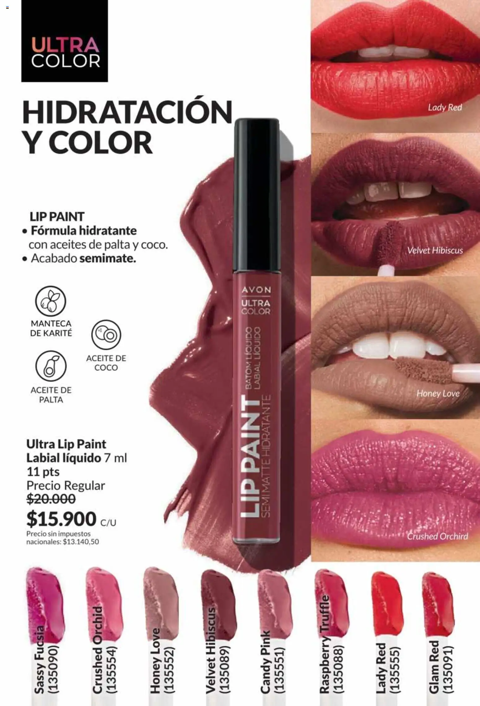 Catálogo AVON Campaña 5/2026 │ válido desde el 01.05.2026 | Página: 23 | Productos: Aceite, Palta, Manteca