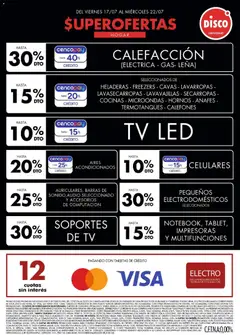 Vista previa Disco - Ofertas | Electro, T. Libre y más válido desde el 16/07/2026
