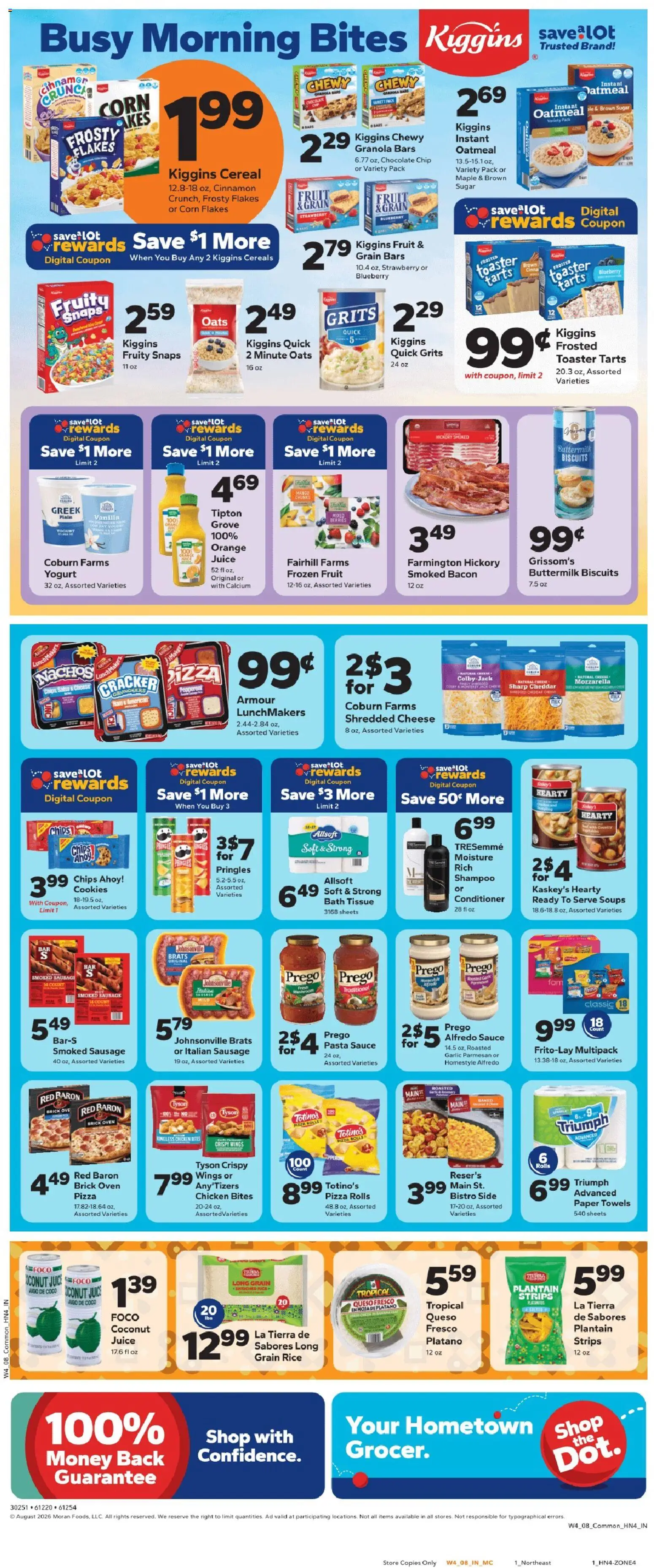 Save a Lot Weekly Ad - valid from 08/26/2026 | Page: 2 | Products: Chicken, Rice, Garlic, Rod