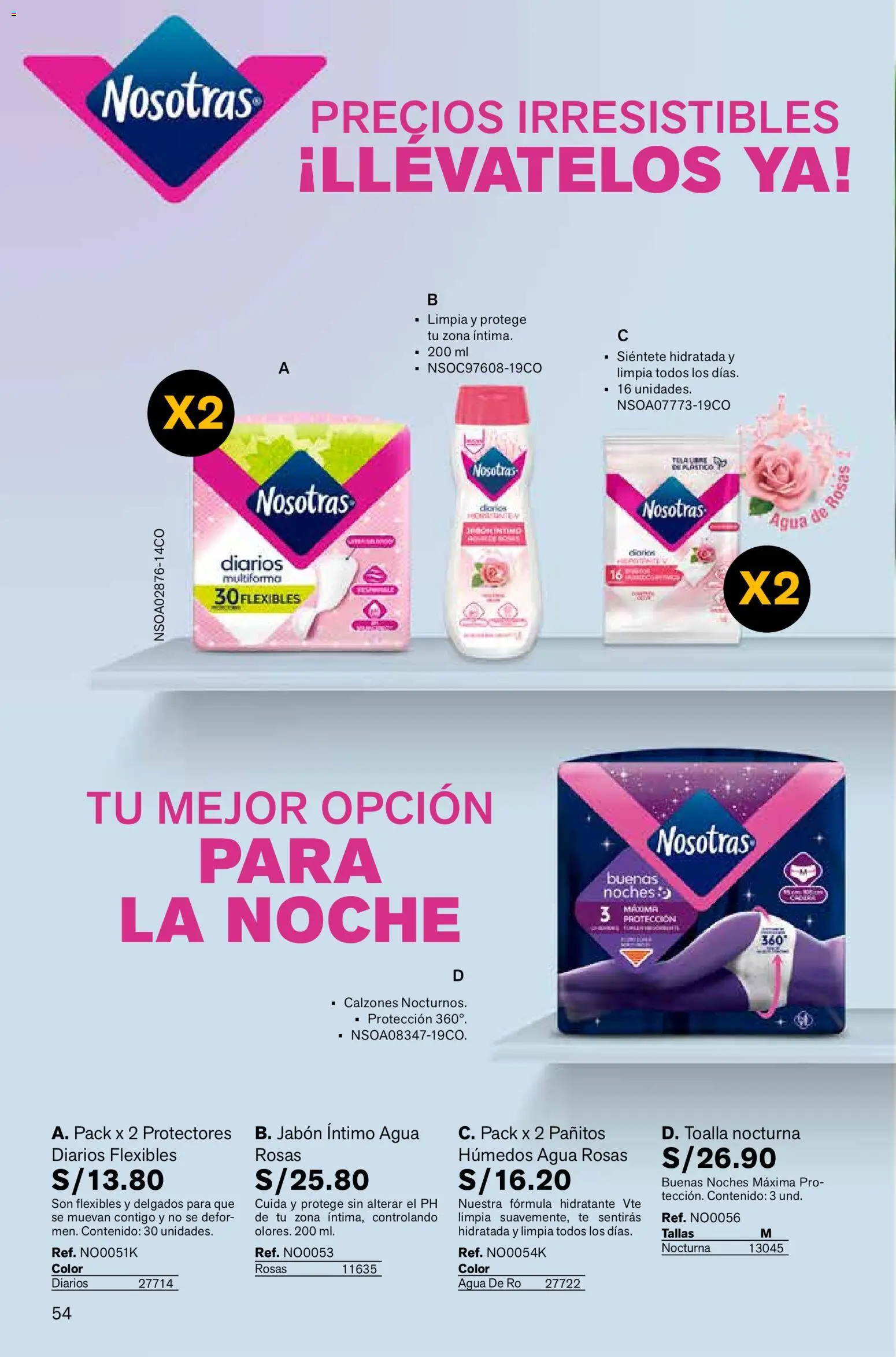 Catálogo Leonisa válido desde 06.03.2026 | Página: 54 | Productos: Jabón, Toalla, Té