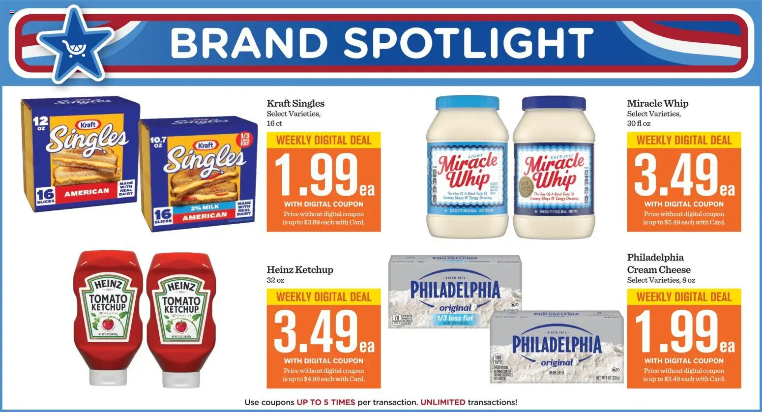 Mariano's Weekly Ad - valid from 07/01/2026 | Page: 10 | Products: Milk, Cheese, Ketchup, Cream
