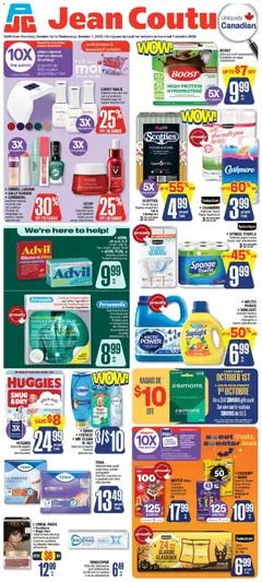 Preview of Jean Coutu weekly flyer from shop Jean Coutu valid from Oct 1, 2026