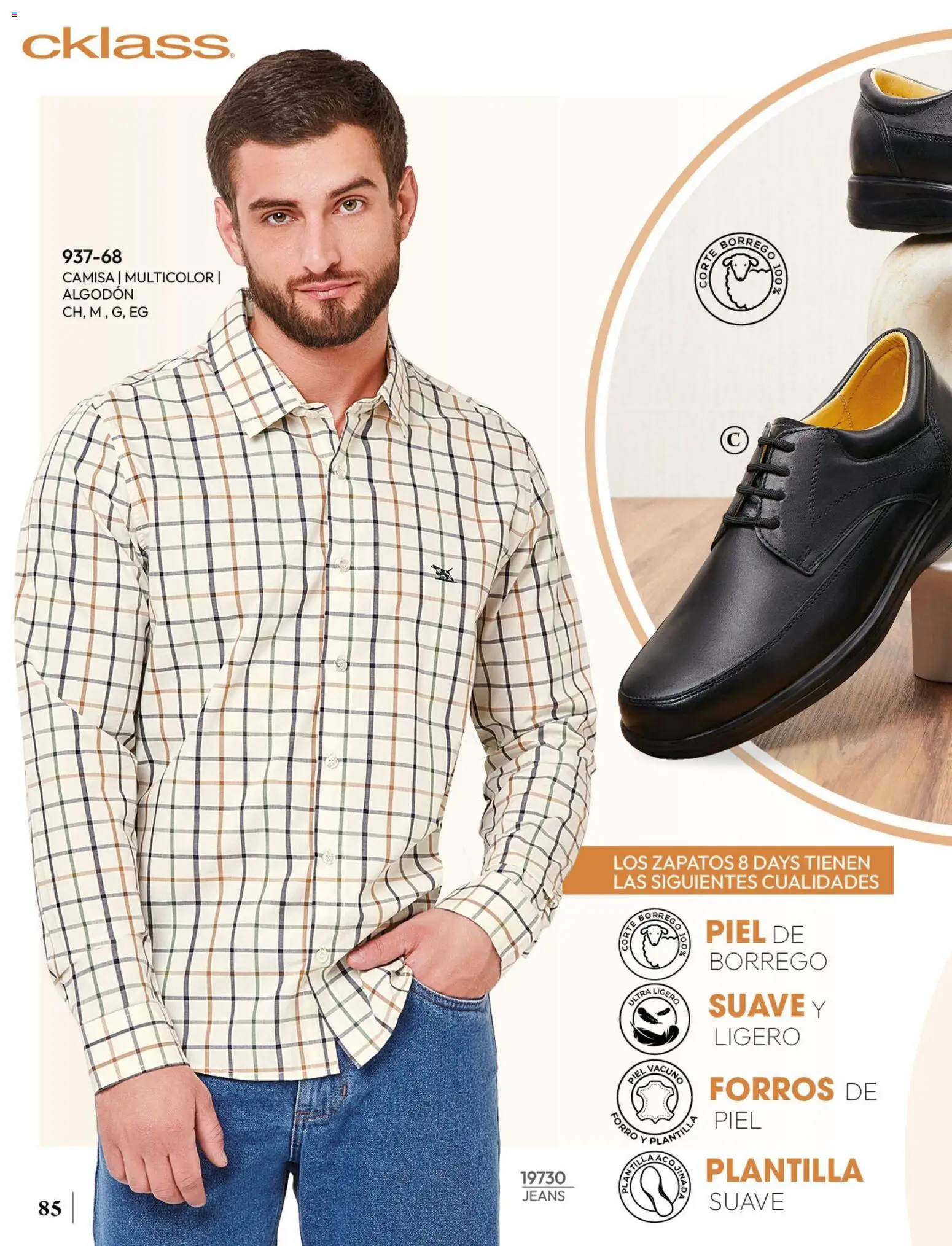 Nuevas ofertas de Cklass válidas en toda la República Mexicana desde el 08/07/2026. ¡Encuentra las mejores ofertas en Cklass catálogo Ropa caballero! | Página: 86 | Productos: Camisa, Zapatos, Algodón