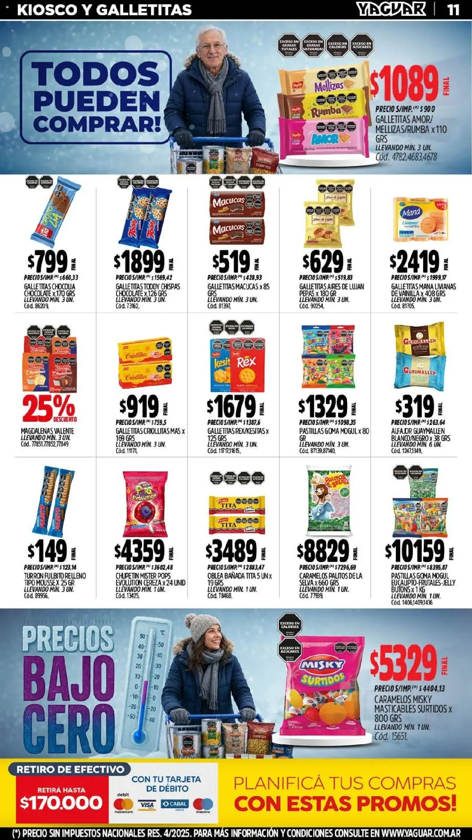 Yaguar - Oferta Semanal Santa Fé │ válido desde el 27/07/2026 | Página: 13 | Productos: Galletitas, Chocolate, Alfajor, Turrón
