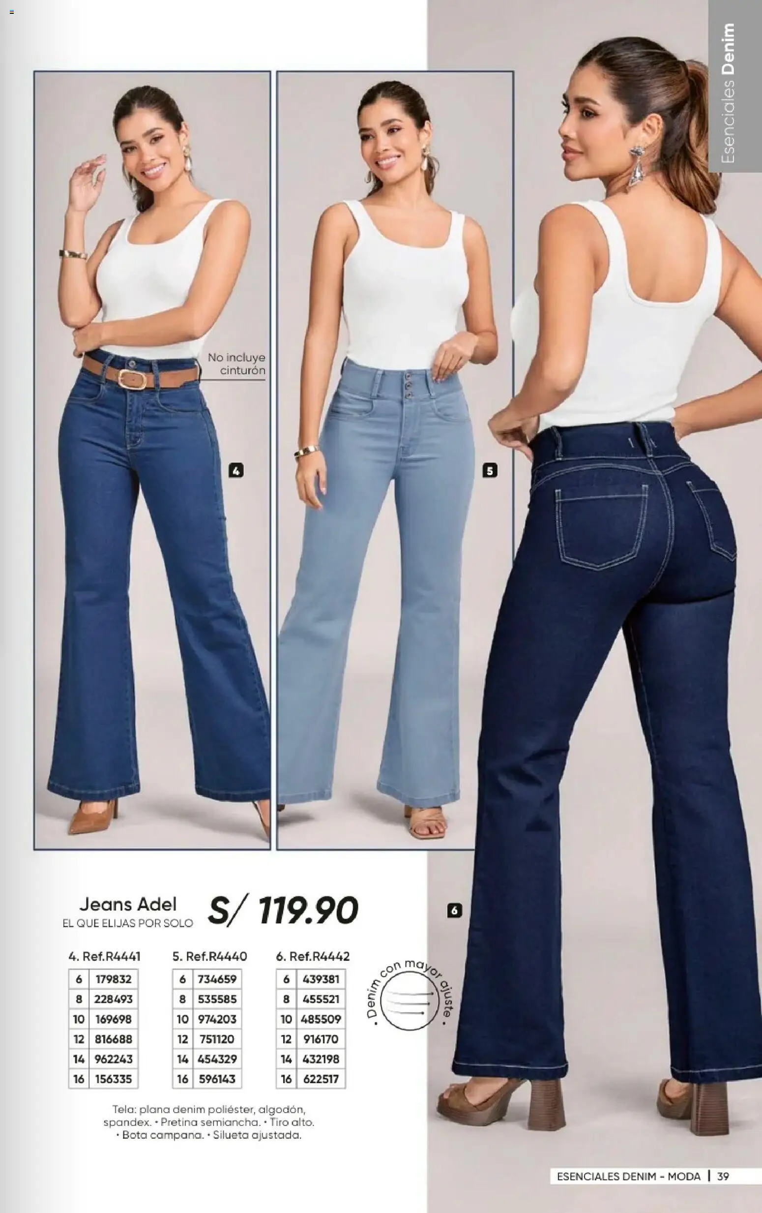 Catálogo Azzorti válido desde 20/09/2026 | Página: 41 | Productos: Cinturón, Jeans