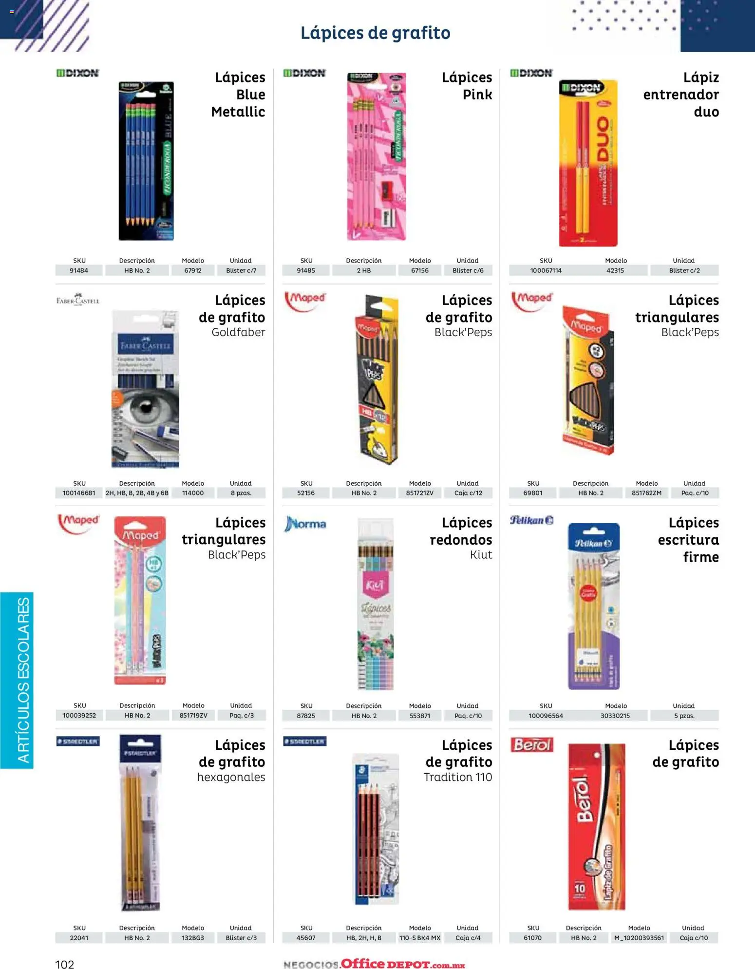 Nuevas ofertas de Office Depot válidas en toda la República Mexicana desde el 12/01/2026. ¡Encuentra las mejores ofertas en Office Depot catálogo 2026! | Página: 104 | Productos: Caja