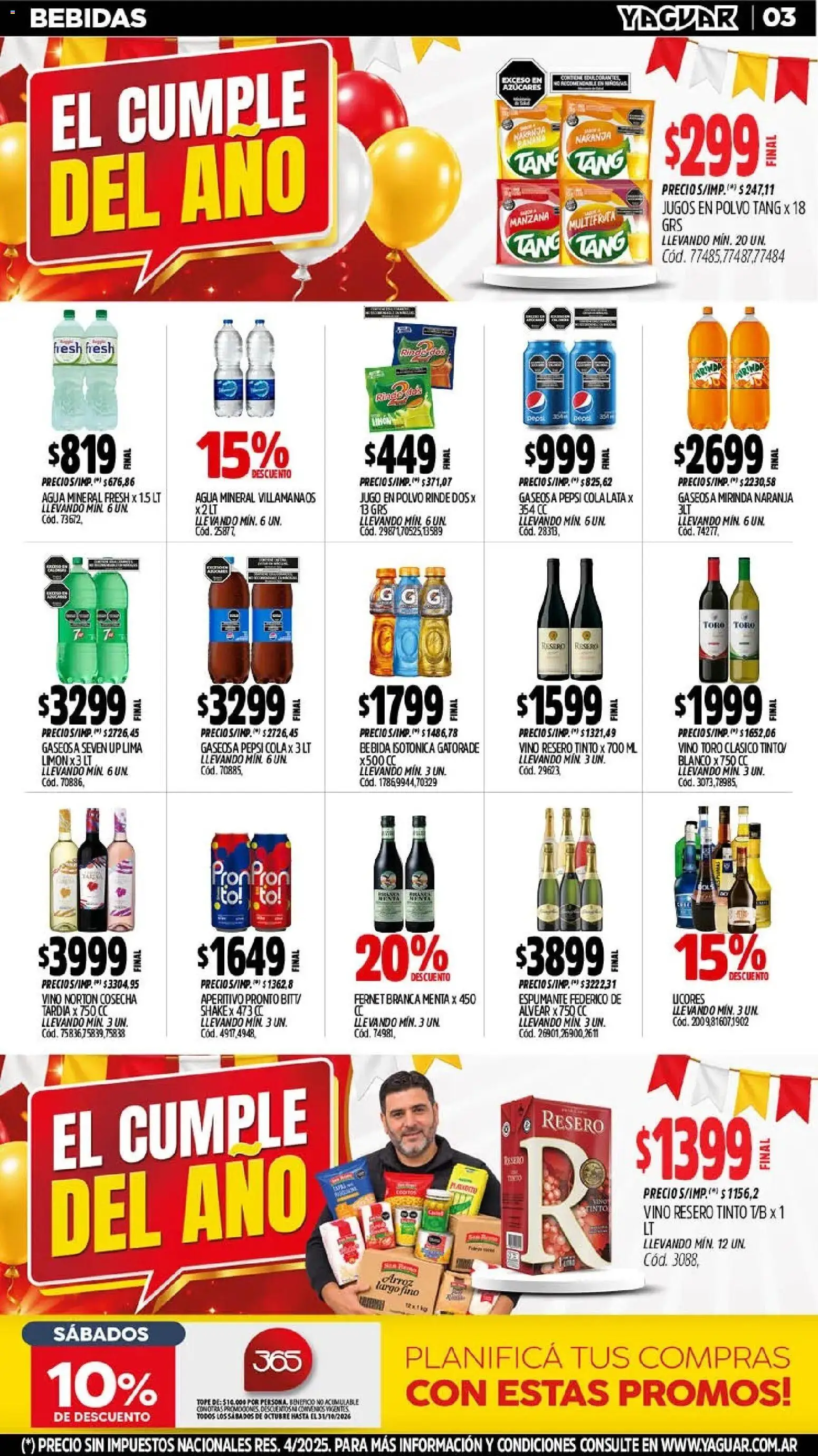 Yaguar - Oferta Semanal San Juan │ válido desde el 19/10/2026 | Página: 4