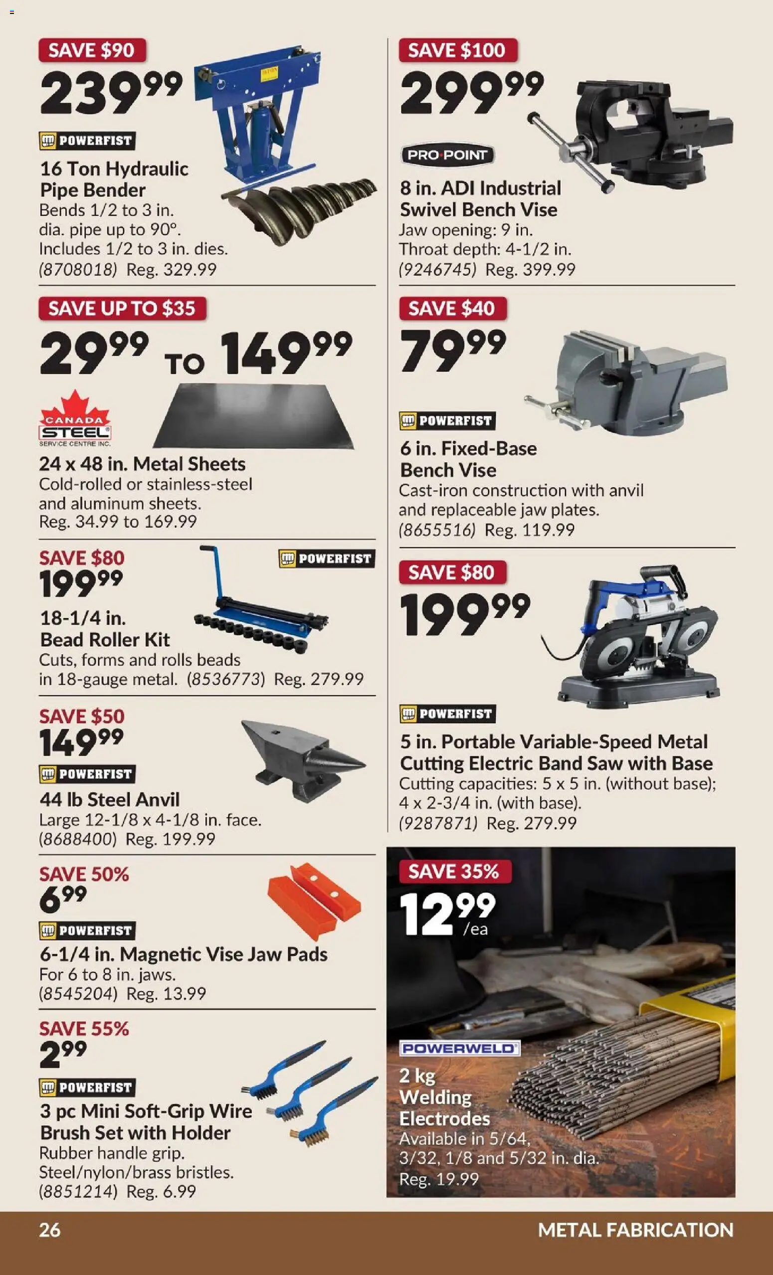 Princess Auto flyer valid from Aug 11, 2026 | Page: 33 | Products: PC, Brush