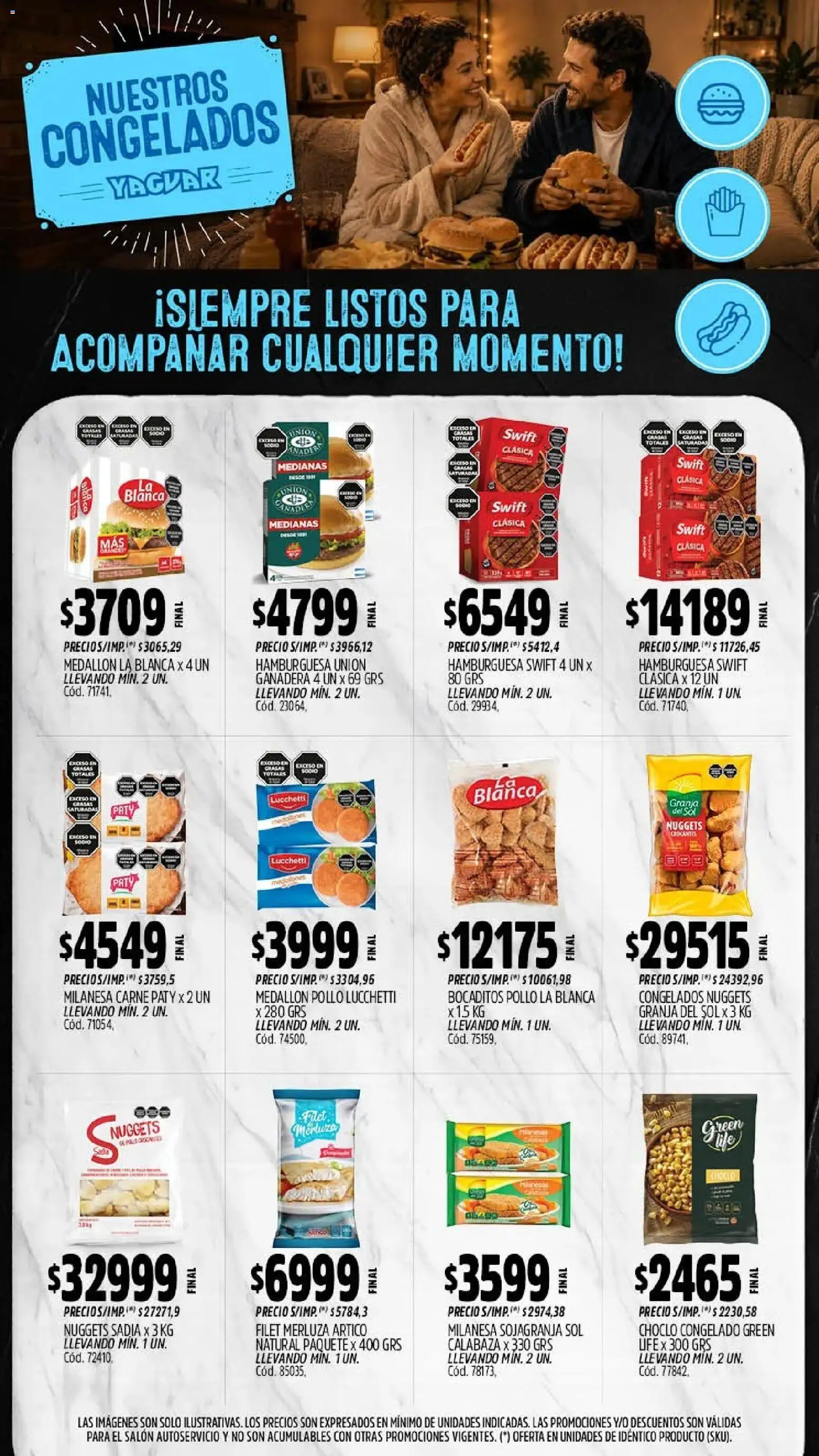 Yaguar - Oferta Semanal Misiones │ válido desde el 27/07/2026 | Página: 11 | Productos: Pollo, Choclo, Milanesa