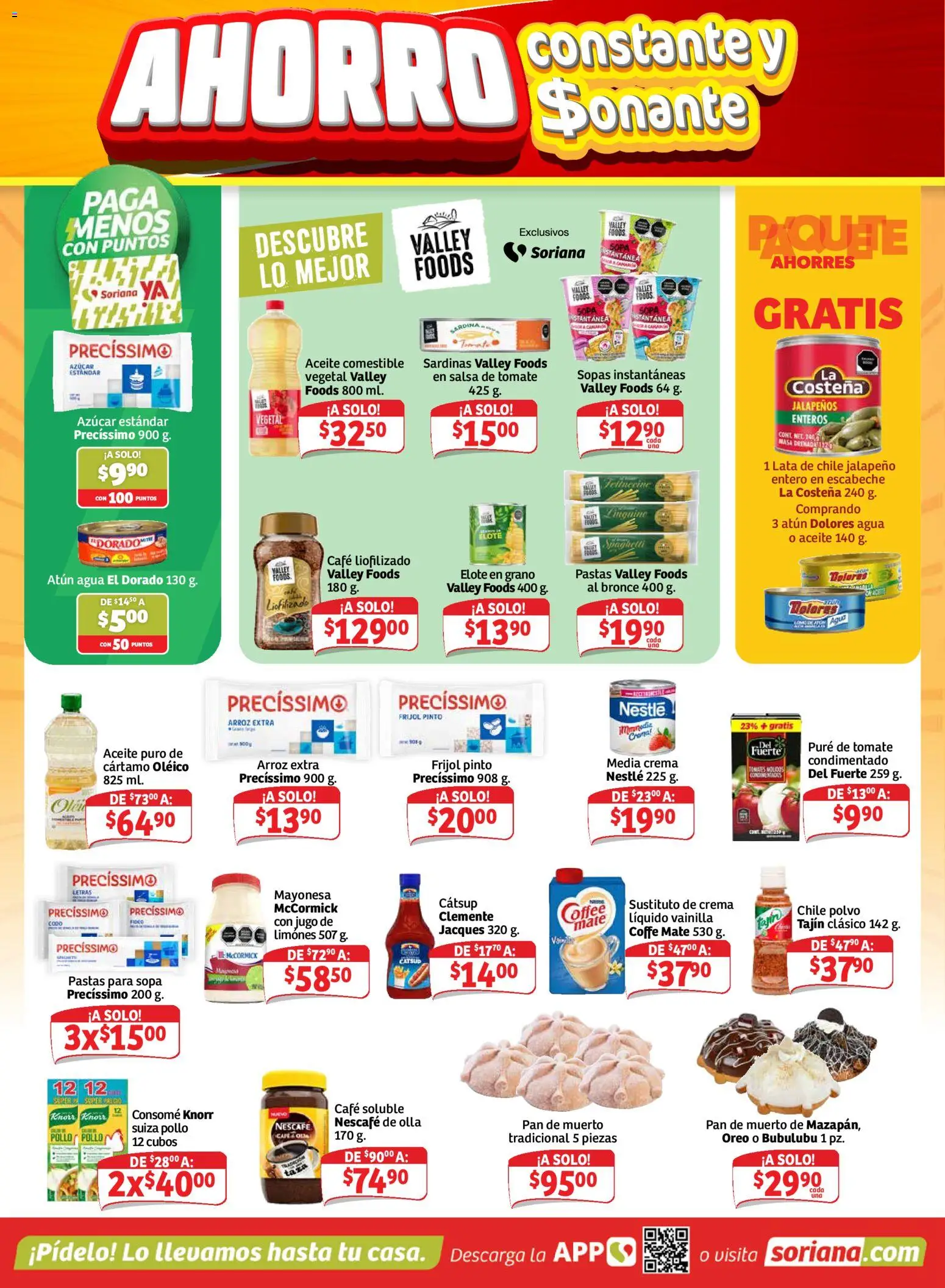Nuevas ofertas de Soriana válidas en toda la República Mexicana desde el 28/08/2026. ¡Encuentra las mejores ofertas en Soriana Ahorro constante y sonante Soriana Mercado Nacional! | Página: 2
