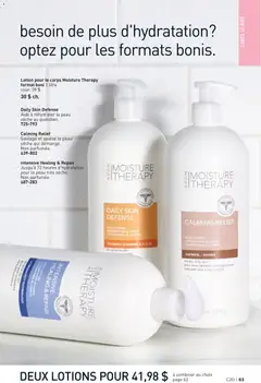 Preview of Avon - Brochure Campagne from shop Avon valid from Sep 23, 2026 | Page: 63 | Products: Oatmeal, Body lotion