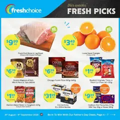 FreshChoice catalogue preview  - valid from 31 Aug 2026