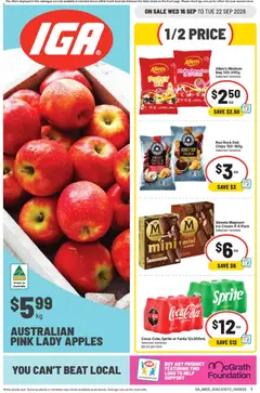 Preview of IGA catalogue Leabrook - valid from 16/09/2026