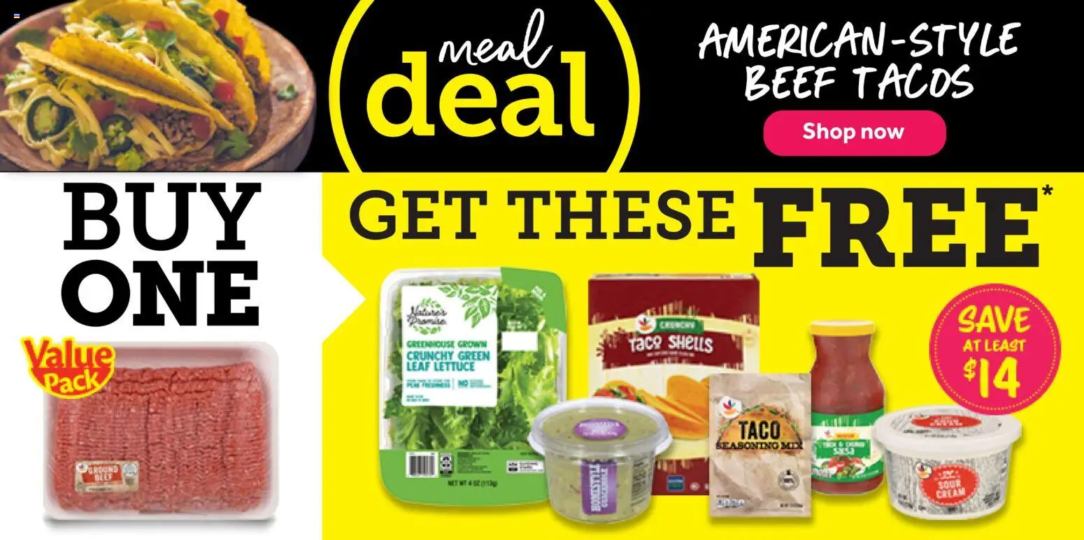 Stop & Shop Weekly Circular - NY - valid from 08/14/2026 | Page: 3 | Products: Lettuce, Sour cream, Beef, Cream