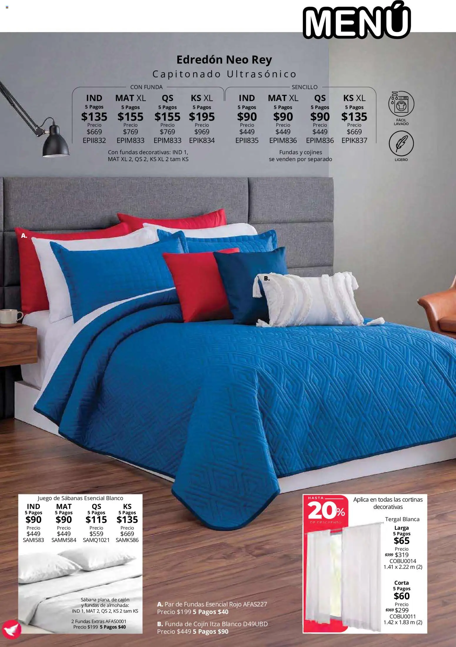 Nuevas ofertas de Colchas Concord válidas en toda la República Mexicana desde el 15/10/2026. ¡Encuentra las mejores ofertas en Colchas Concord catálogo! | Página: 48