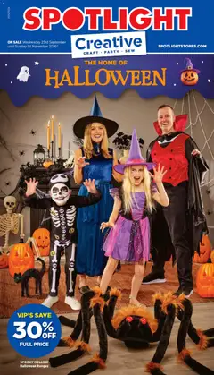 Preview of Spotlight catalogue The Home Of Halloween - valid from 23/09/2026