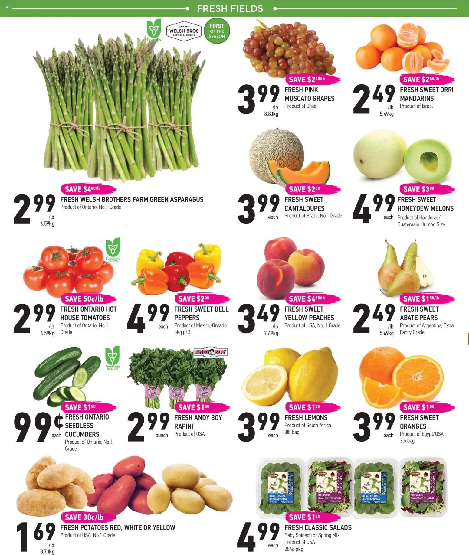 Coppas Fresh Market flyer valid from 21.05.2026 | Page: 2 | Products: Cucumbers, Bag, Oranges, Tomatoes