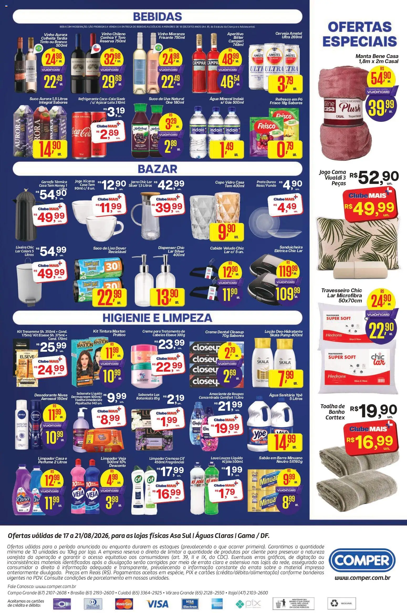 Comper Folheto - válido de 17/08/2026 | Página: 4 | Produtos: Desodorante, Uva, Creme, Sabonete líquido
