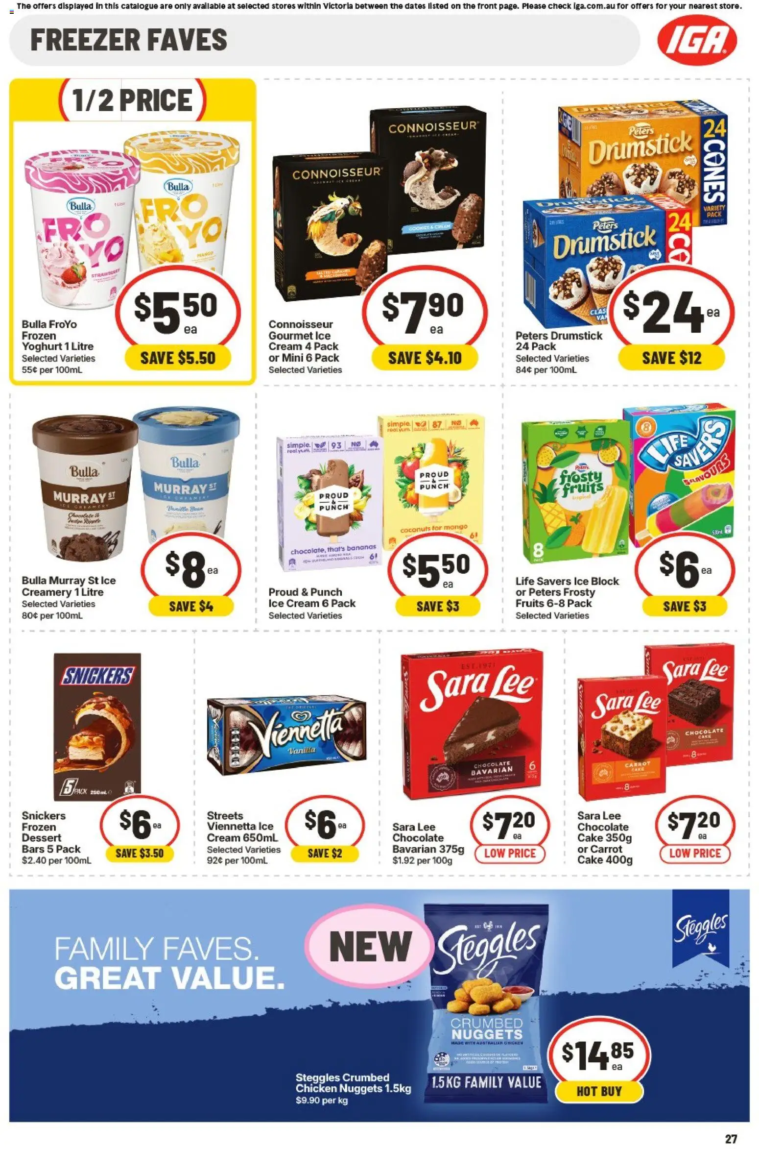 IGA catalogue - valid from 26/08/2026 | Page: 29 | Products: Dessert, Cream, Mango, Snickers