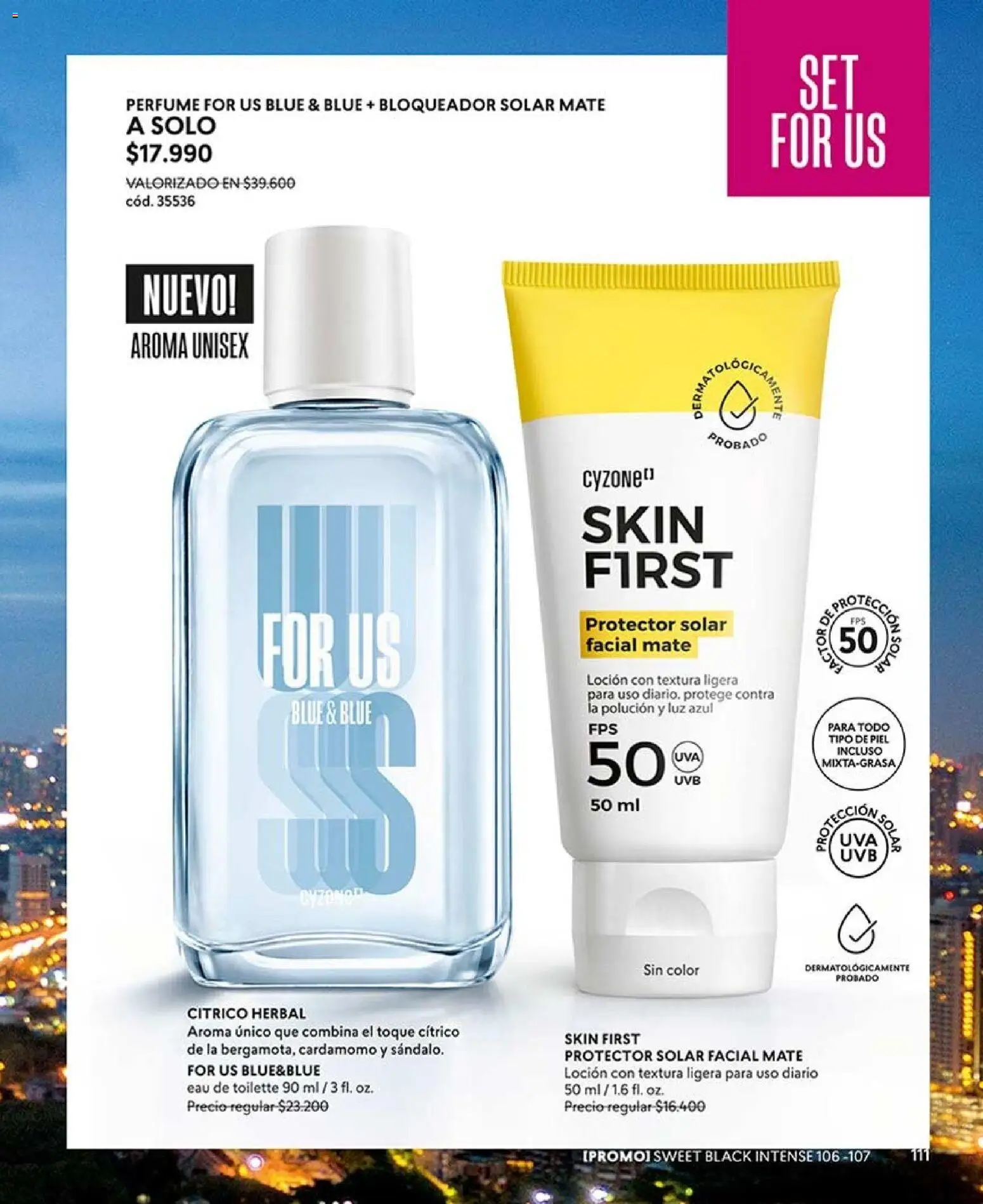 Catálogo CyZone Campaña 12 │ válido desde el 06.07.2026 | Página: 115 | Productos: Loción, Bloqueador, Perfume, Eau de toilette