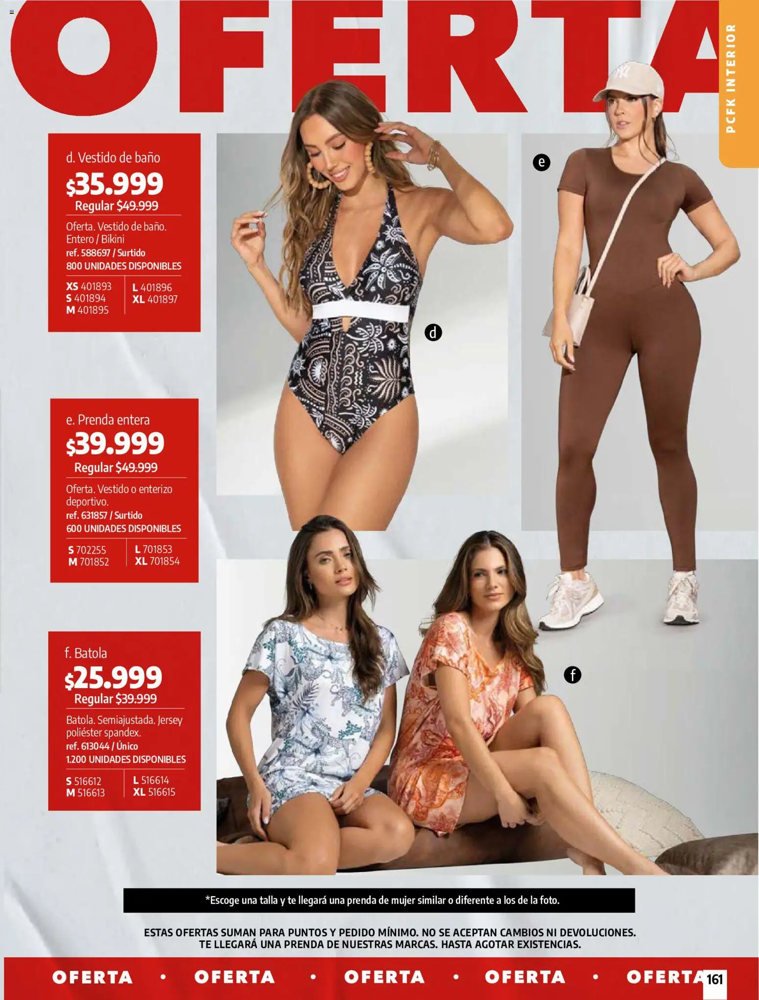 Pacifika revista - valida desde el 21/07/2026 | Página: 160 | Productos: Té, Bikini, Baño, Vestido