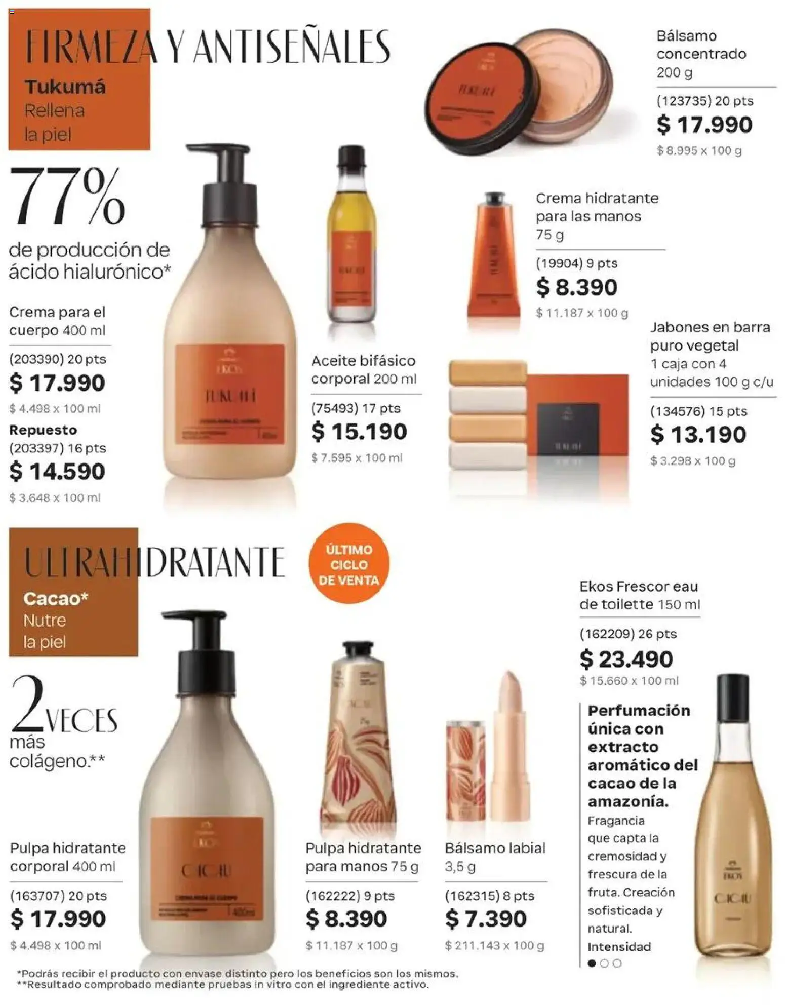 Natura catálogo │ válido desde el 31.08.2026 | Página: 149 | Productos: Eau de toilette, Labial, Aceite, Crema