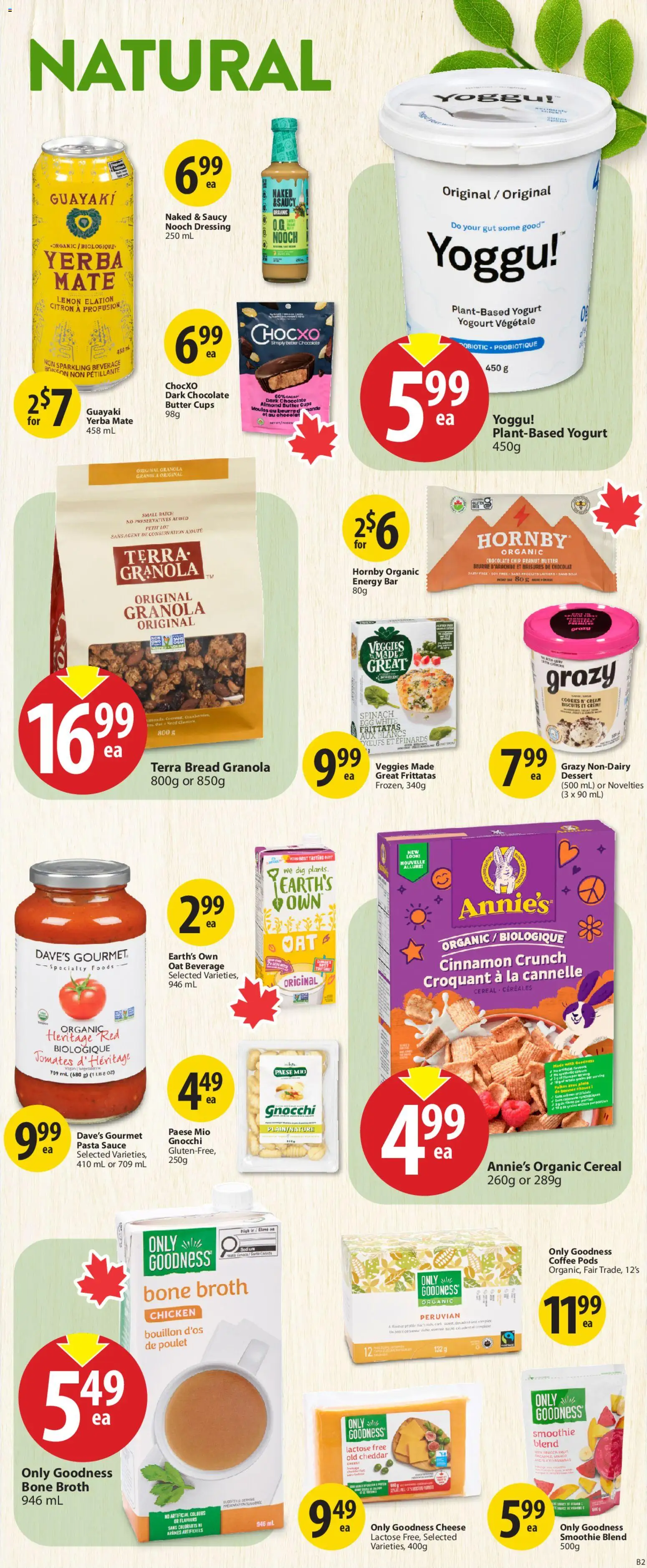 Save on foods flyer valid from 07.05.2026 | Page: 28 | Products: Cream, Butter, Yogurt, Coffee