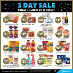 FreshChoice 3 Day Sale preview  - valid from 28 Aug 2026