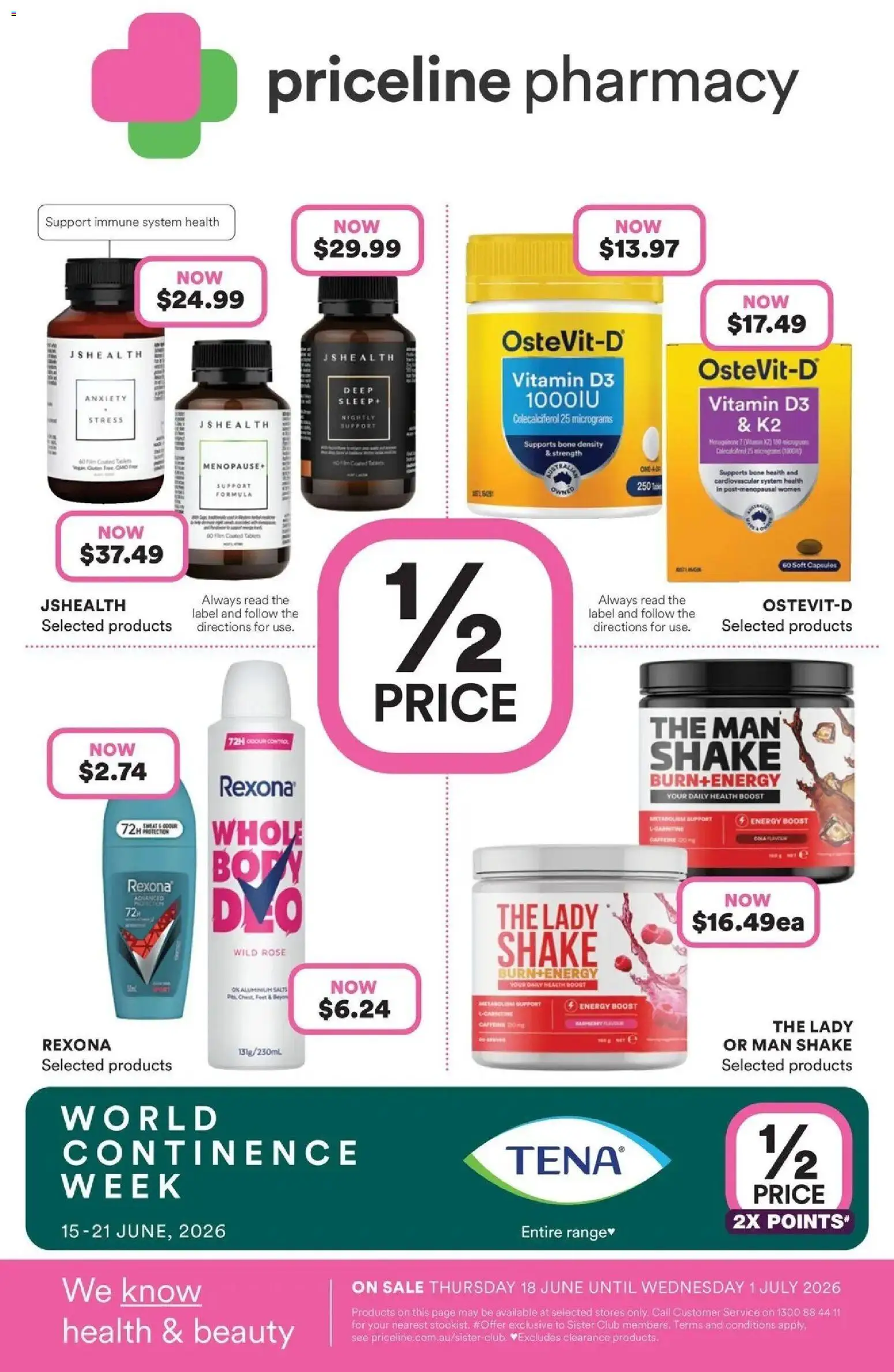 Priceline Pharmacy catalogue - valid from 17.06.2026 | Page: 32 | Products: Fan, Tablets, Vitamin