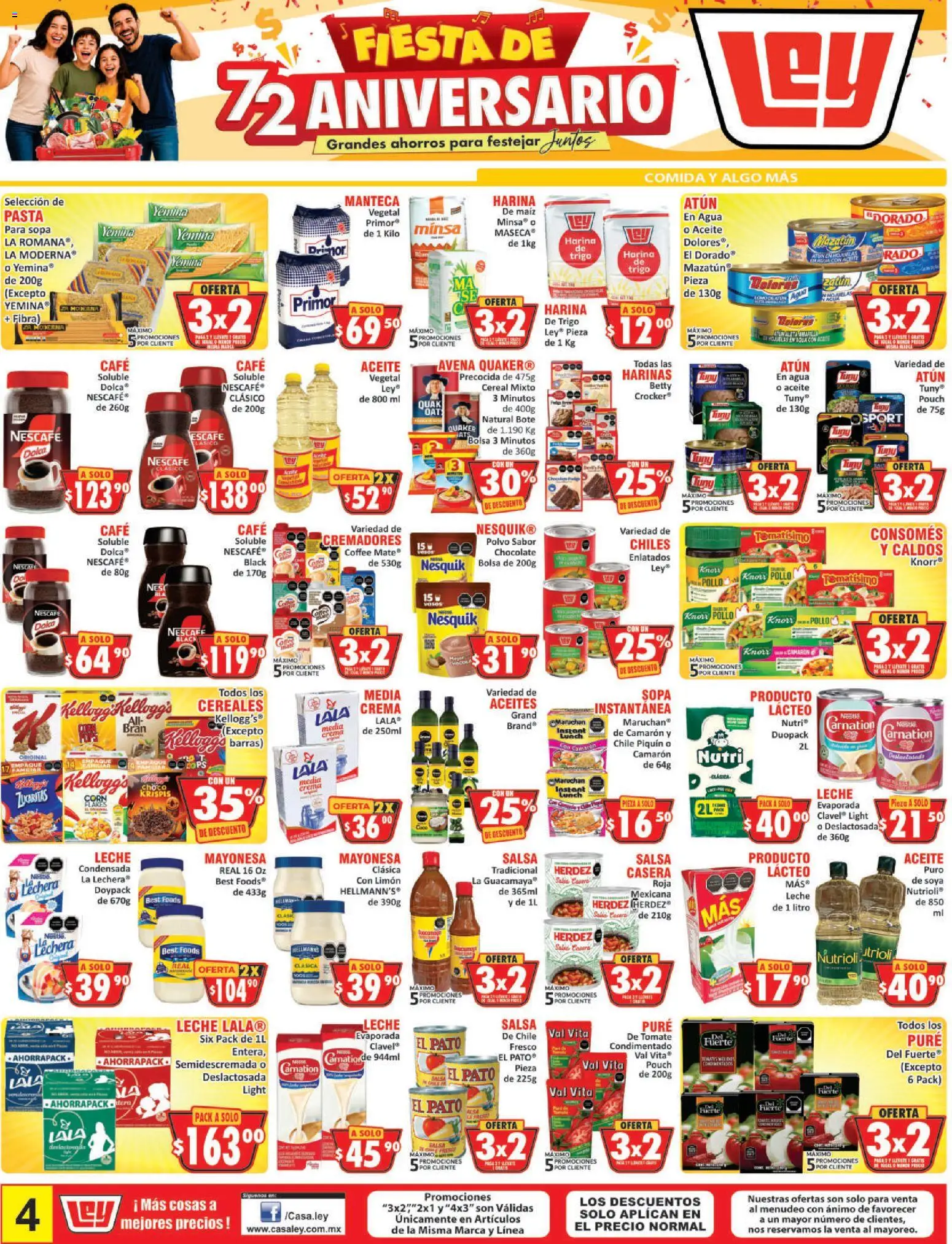 Nuevas ofertas de Casa Ley válidas en toda la República Mexicana desde el 05/09/2026. ¡Encuentra las mejores ofertas en Casa Ley folleto Autoservicio La Paz, BCS! | Página: 7