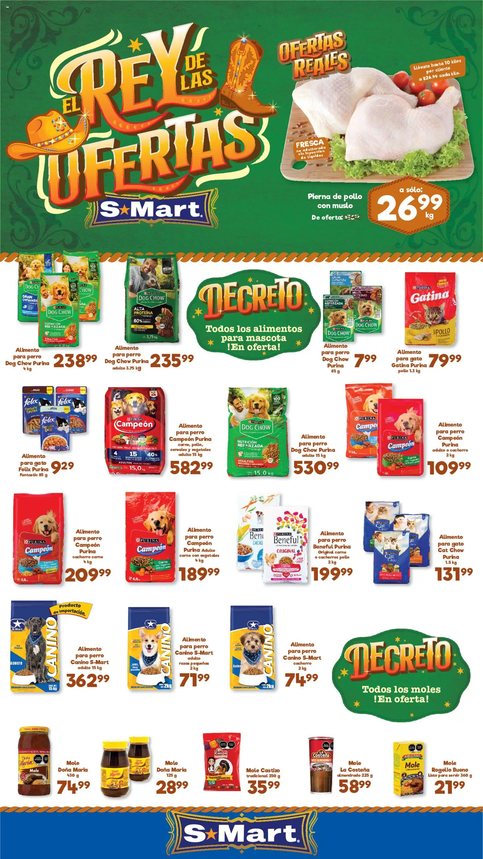 Nuevas ofertas de S-Mart válidas en toda la República Mexicana desde el 02.06.2026. ¡Encuentra las mejores ofertas en S-Mart folleto Ofertas de feria Monterrey! | Página: 1